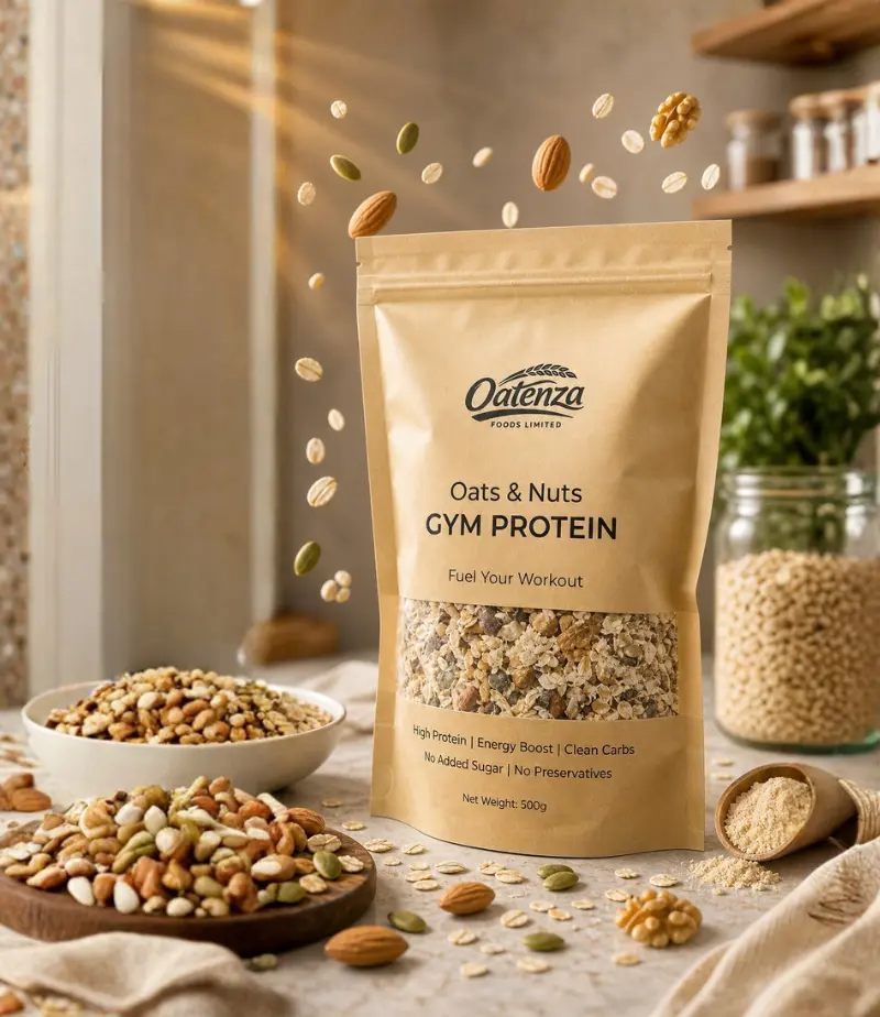 oats and nuts gym protein oatenza